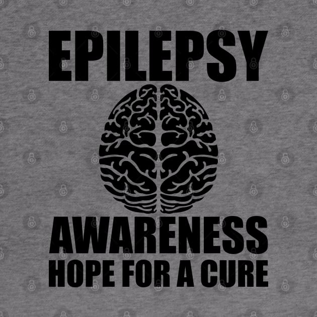 Epilepsy Awareness Hope for a cure by KC Happy Shop